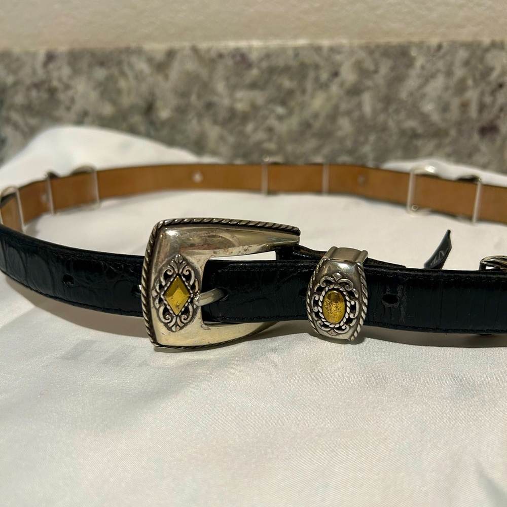 Brighton silver studs belt M/L